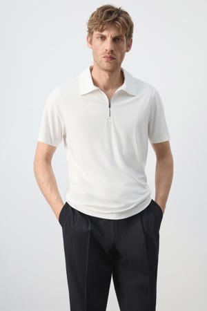 regular fit polo - wit
