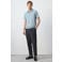 Mango Man regular fit polo - lichtblauw