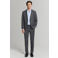 Mango Man slim fit overhemd met krijtstreep - middenblauw