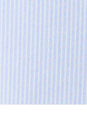 thumbnail: Mango Man slim fit overhemd met krijtstreep - middenblauw
