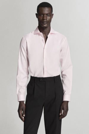 slim fit overhemd - pastelroze