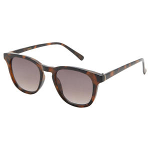 zonnebril met tortoise print bruin