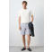 Mango Man slim fit bermuda short - lichtblauw