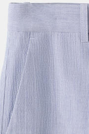 thumbnail: Mango Man slim fit bermuda short - lichtblauw