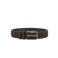Mango Man suede riem donkerbruin