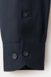 thumbnail: Mango Man regular fit overhemd met linnen - marine