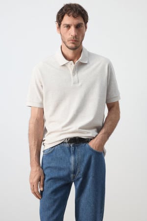 regular fit polo - lichtbeige