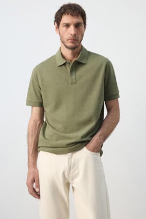 regular fit polo - groen