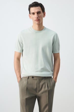 regular fit T-shirt - mintgroen