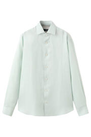 thumbnail: Mango Man linnen slim fit overhemd - turkoois
