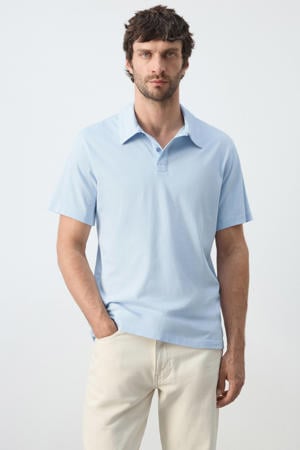 regular fit polo - lichtblauw