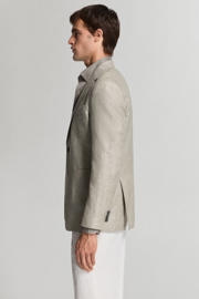 thumbnail: Mango Man linnen slim fit colbert - beige