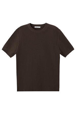 regular fit T-shirt - bruin