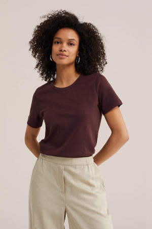 T-shirt - donkerrood