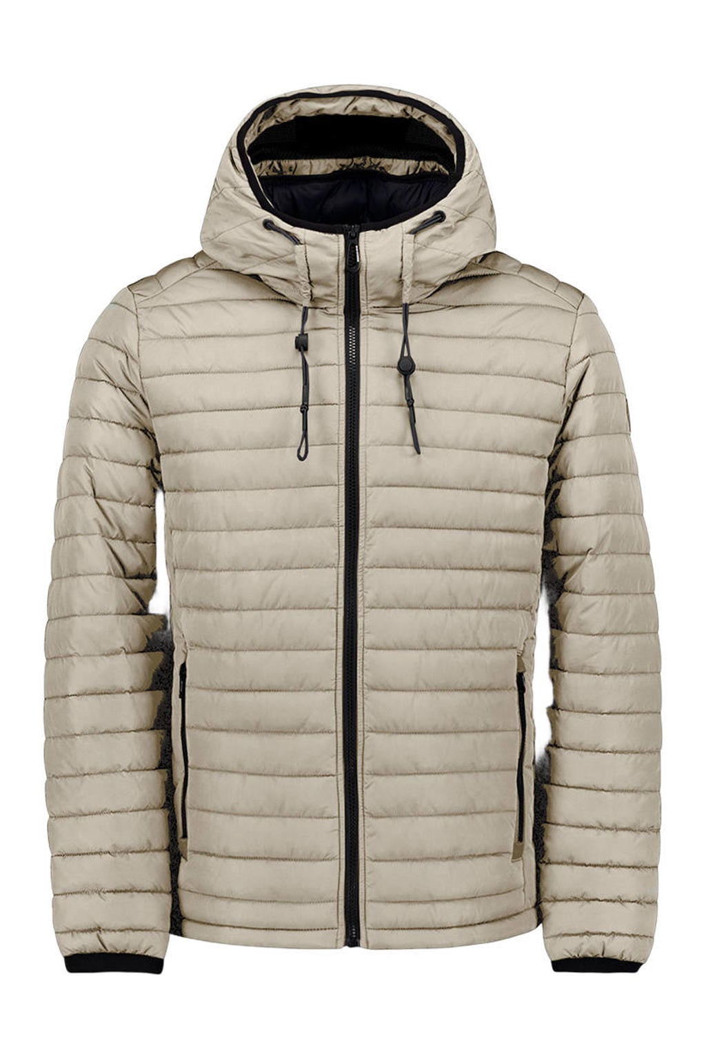 No Excess gewatteerde jas - beige