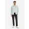 No Excess twill overshirt - dusty blue