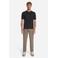 No Excess regular fit gemêleerd T-shirt - donkerbruin