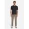 No Excess regular fit T-shirt fijn gebreid - donkerbruin