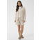 Saint Tropez high waist regular fit casual gestreepte short - beige