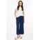 s.Oliver wide leg broek - donkerblauw