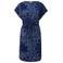 s.Oliver korte bohemian zomerjurk met paisley - donkerblauw