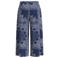 s.Oliver wide leg broek - donkerblauw