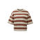 s.Oliver gestreept T-shirt - lichtbruin