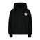 Raizzed boxy hoodie met backprint - zwart
