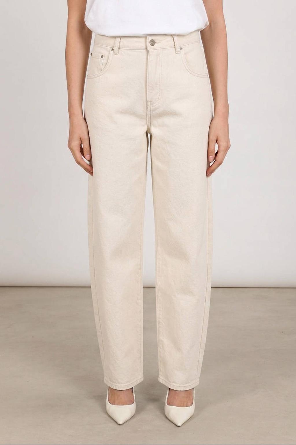 NUKUS wide leg jeans - ecru