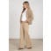 NUKUS flared jeans met strass-steentjes - beige