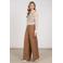 NUKUS wide leg broek - camel