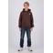 Raizzed oversized hoodie met backprint - bruin