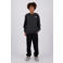 Raizzed rechtvallende sweater met backprint - grijs