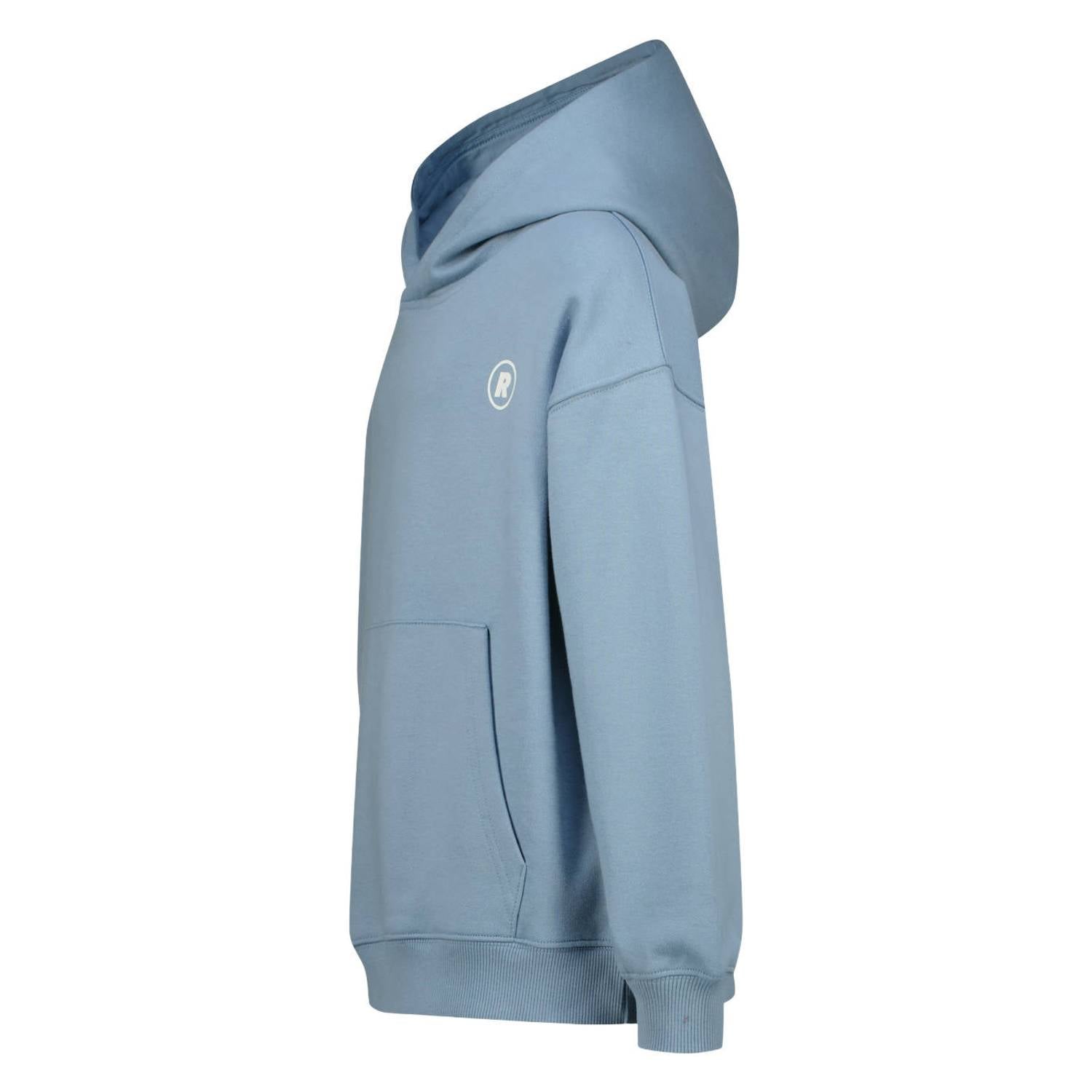 Raizzed oversized hoodie met backprint lichtblauw