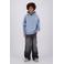 Raizzed oversized hoodie met backprint - lichtblauw