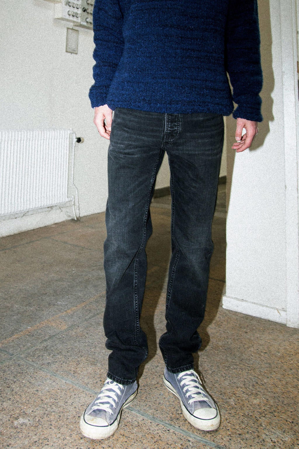 Nudie Jeans Steady Eddie II regular fit jeans - zwart