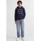 JACK & JONES JUNIOR hoodie met logo - donkerblauw