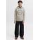 JACK & JONES JUNIOR sweater met logo - grijsgroen
