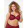 Zizzi niet-voorgevormde beugel-bh Plus Size - donkerrood