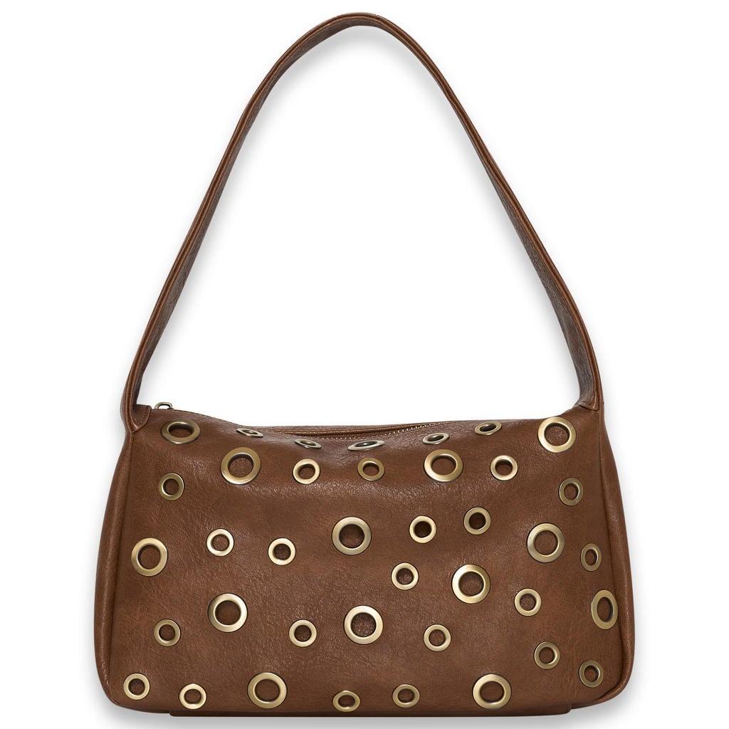 Bulaggi schoudertas Eyelets Hobo bruin