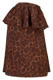 thumbnail: MS Mode rechtvallend off shoulder top Plus Size - bruin