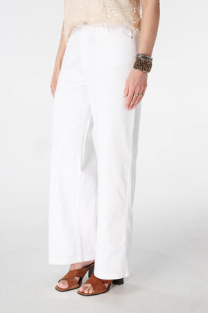 wide leg jeans Plus Size - wit