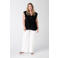 MS Mode top met ruches Plus Size - zwart
