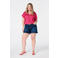 MS Mode top met glitters Plus Size - roze