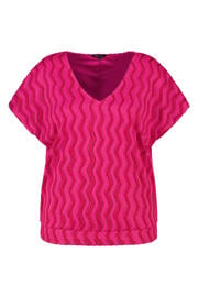 thumbnail: MS Mode top met glitters Plus Size - roze