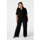 MS Mode wide leg broek Plus Size - zwart
