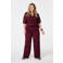 MS Mode wide leg broek Plus Size - donkerrood