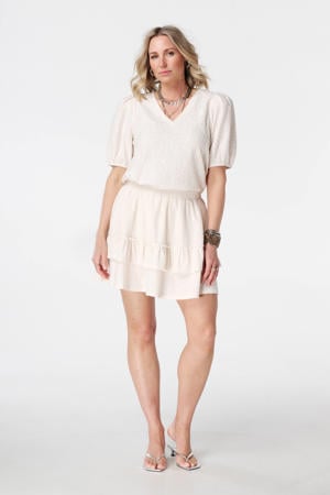 a-line skort Plus Size - ecru