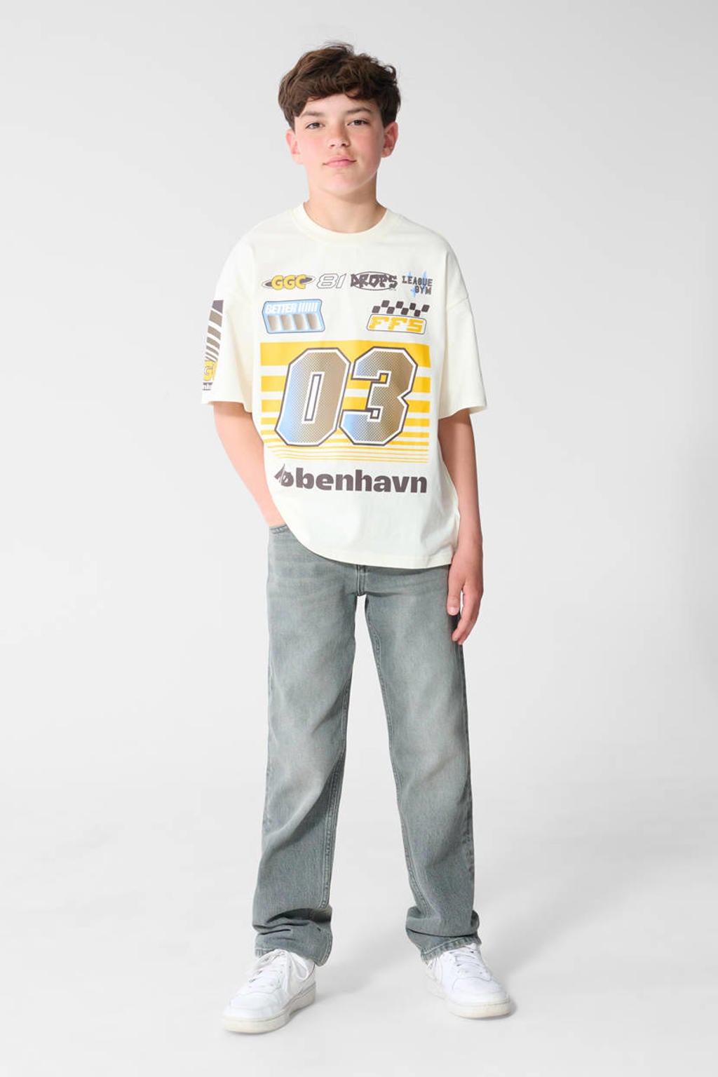 Shoeby T-shirt met backprint - ecru