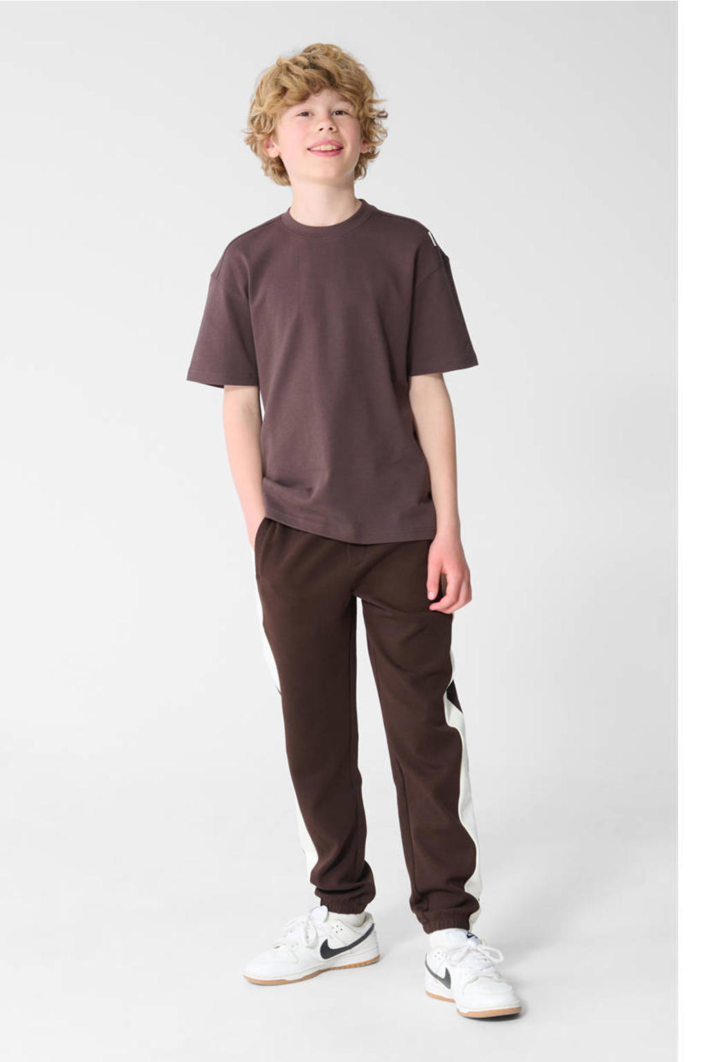 Shoeby T-shirt - donkerbruin